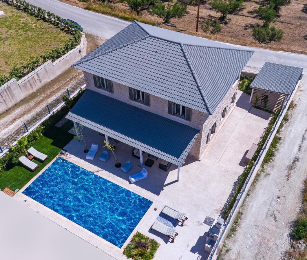 Zante Soleil - High-End Stone Villa With Swimming Pool Lagopodhon 외부 사진