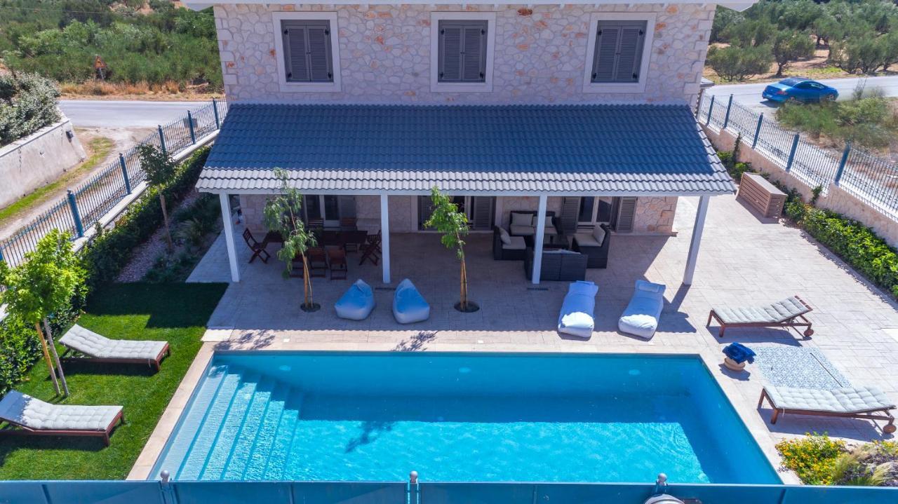 Zante Soleil - High-End Stone Villa With Swimming Pool Lagopodhon 외부 사진