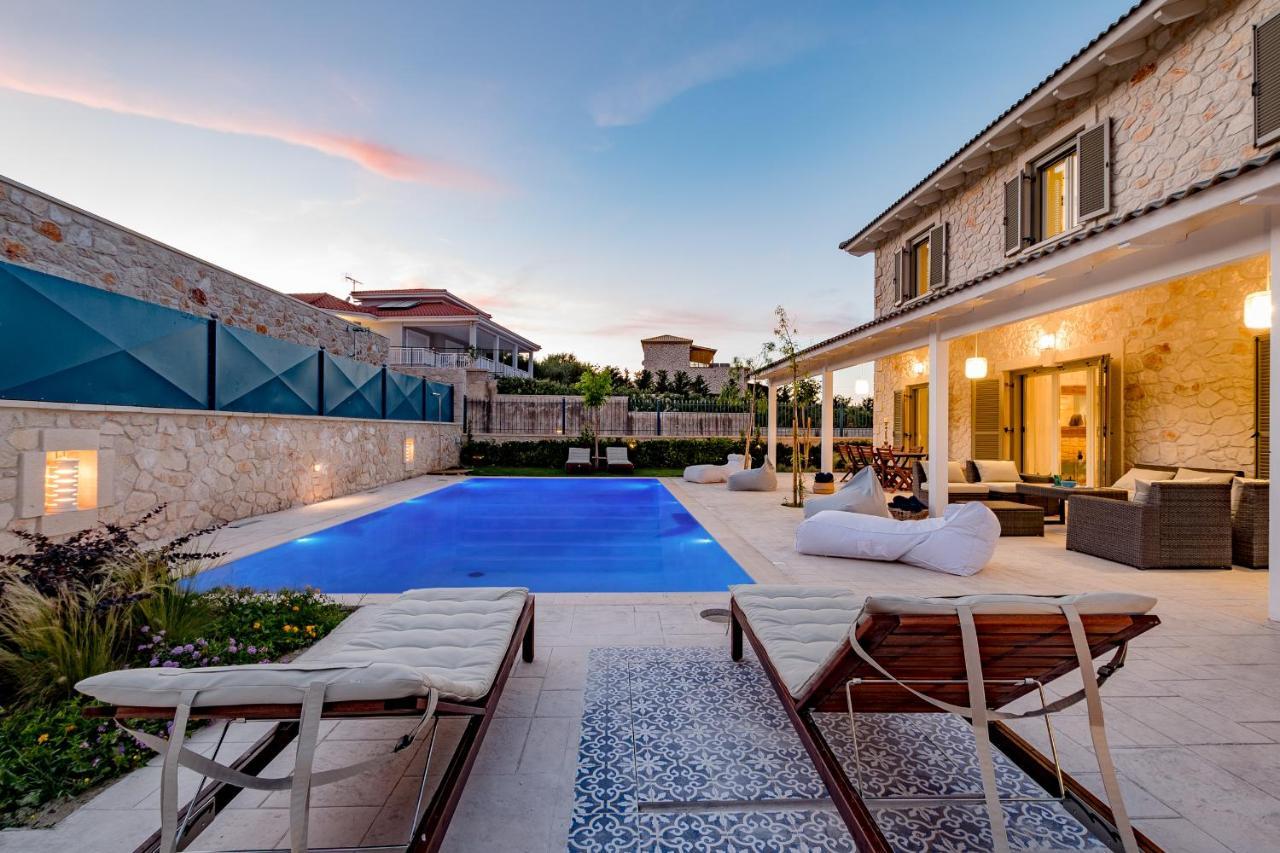Zante Soleil - High-End Stone Villa With Swimming Pool Lagopodhon 외부 사진